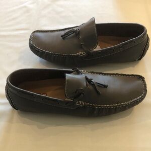 Men’s dark gray Aldo driving shoes